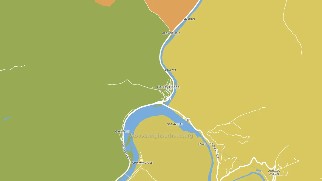 25085, WV block-group voter-turnout map