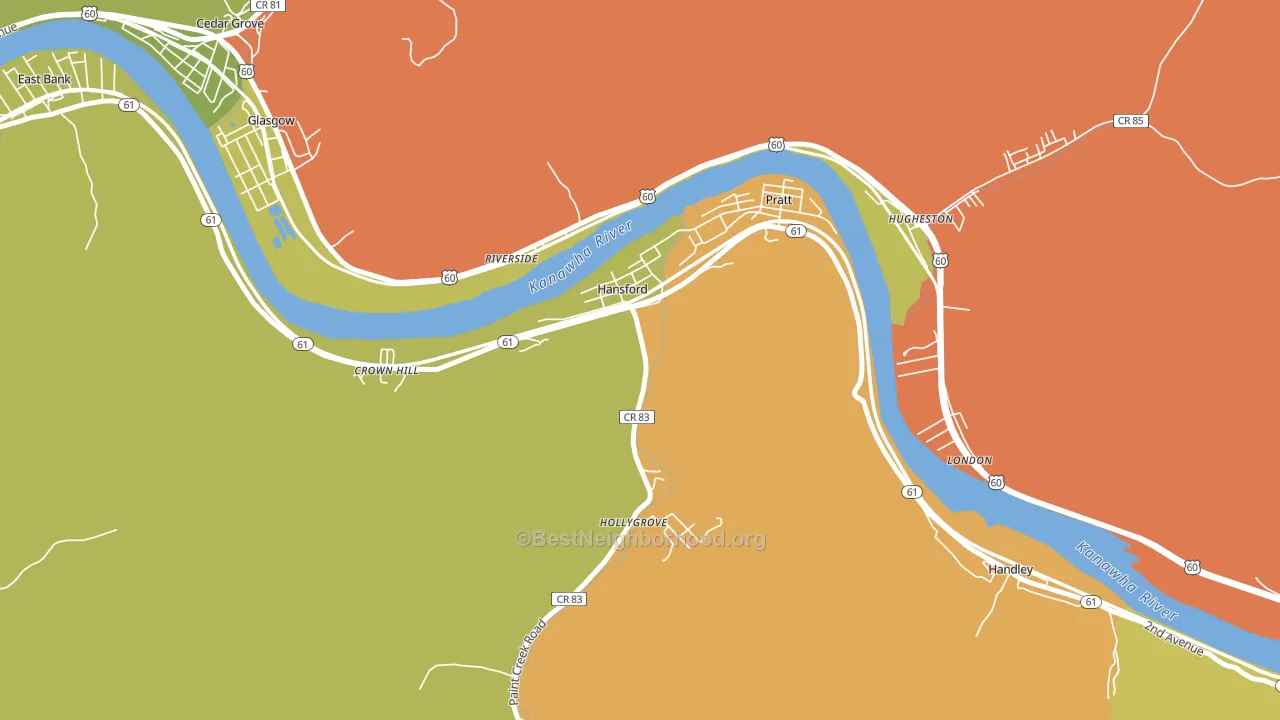 25103, WV block-group voter-turnout map