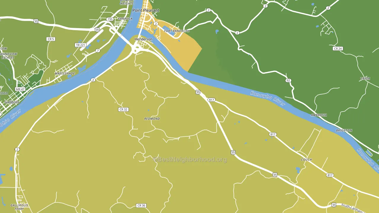 25106, WV block-group voter-turnout map