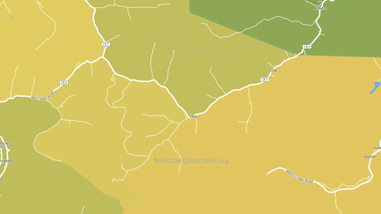 25121, WV block-group voter-turnout map