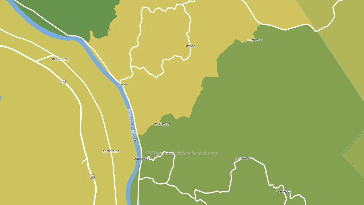25123, WV block-group voter-turnout map