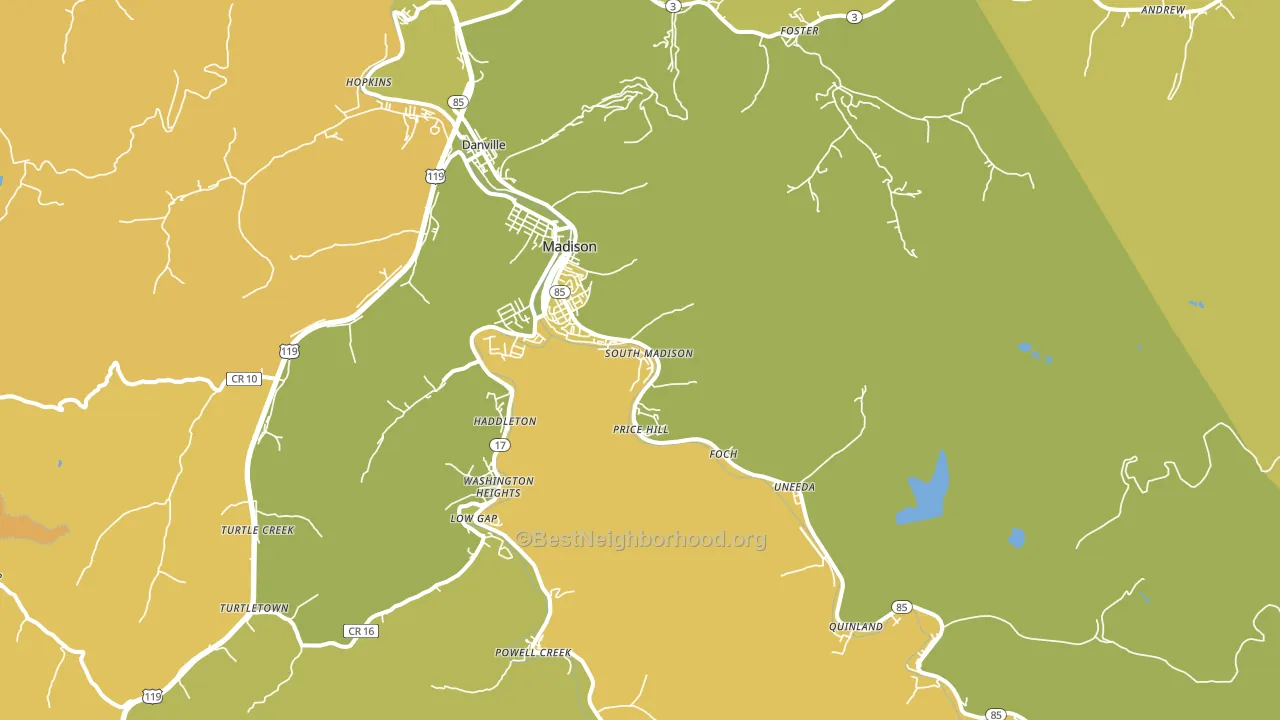 25130, WV block-group voter-turnout map