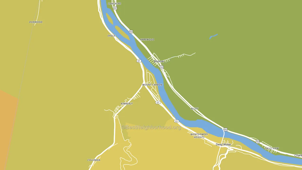 25139, WV block-group voter-turnout map