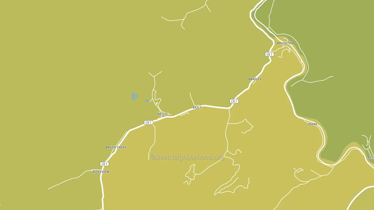 25142, WV block-group voter-turnout map