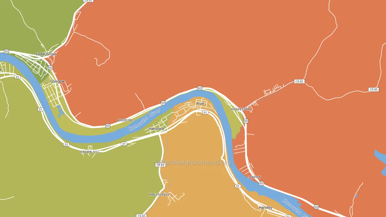 25162, WV block-group voter-turnout map