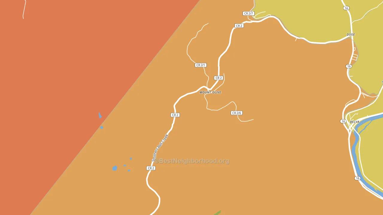 25185, WV block-group voter-turnout map