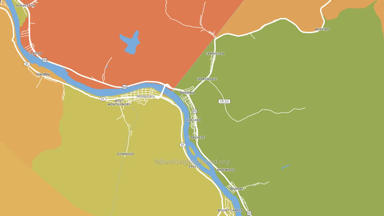 25186, WV block-group voter-turnout map