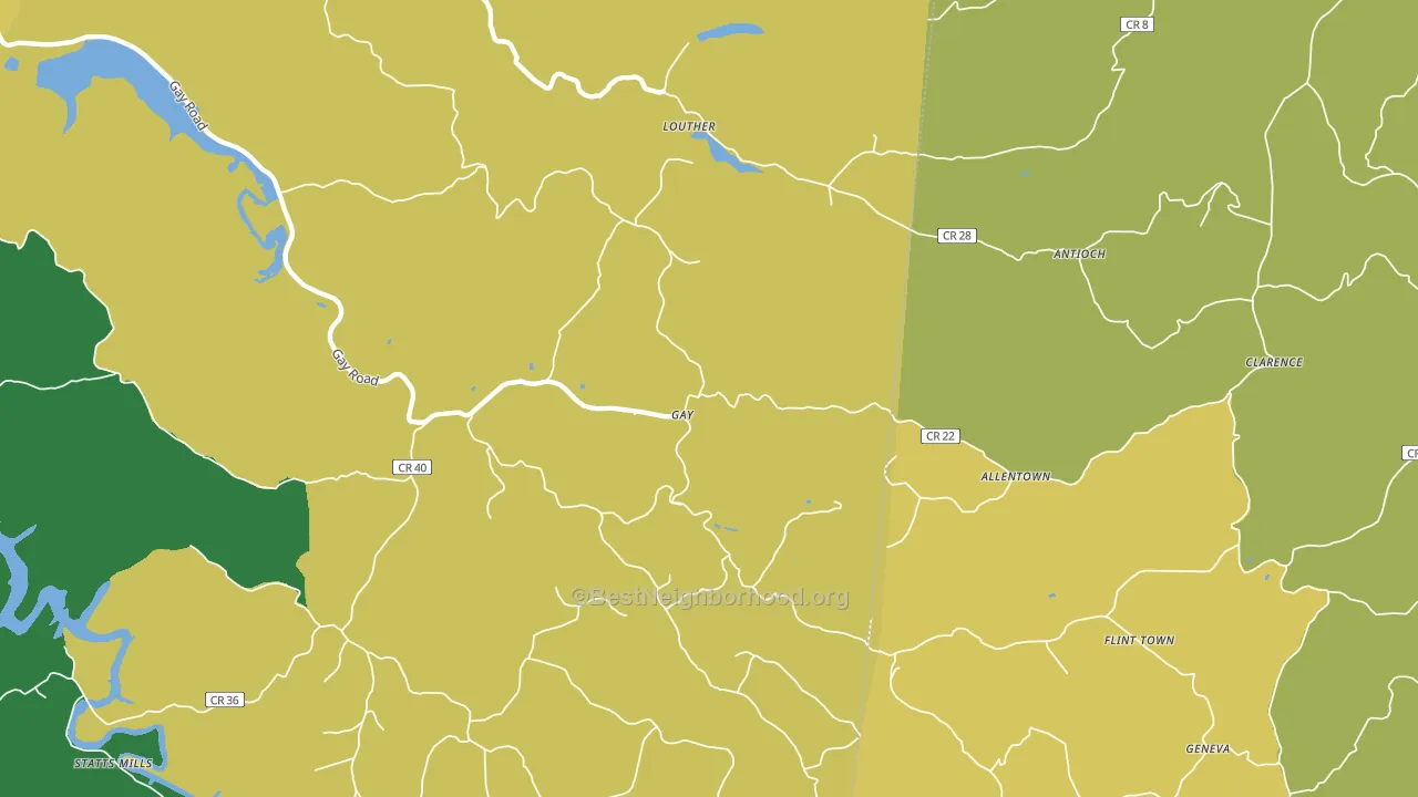 25244, WV block-group voter-turnout map