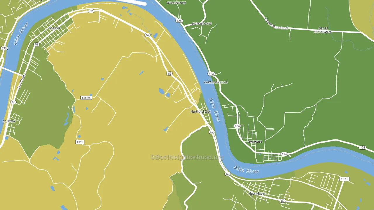 25247, WV block-group voter-turnout map