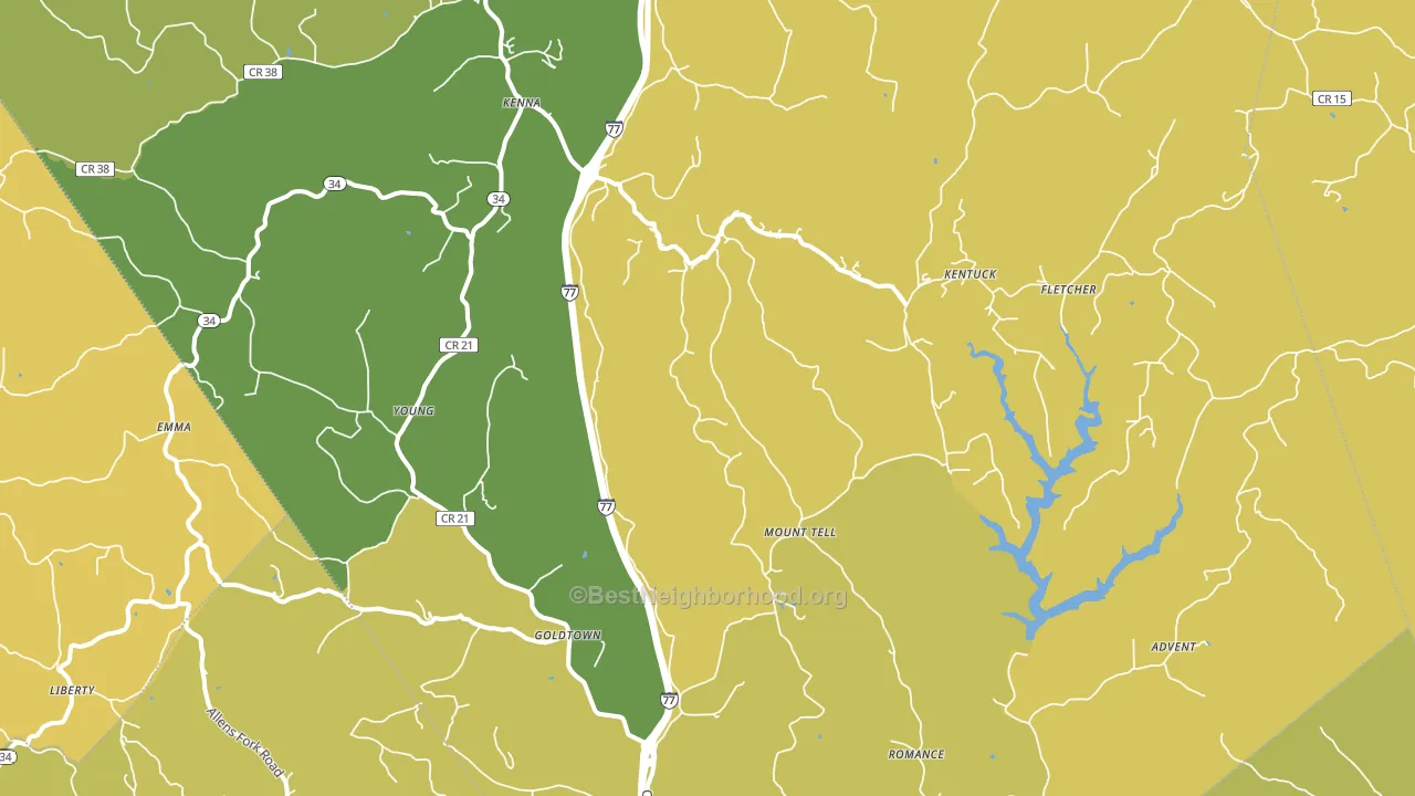 25248, WV block-group voter-turnout map