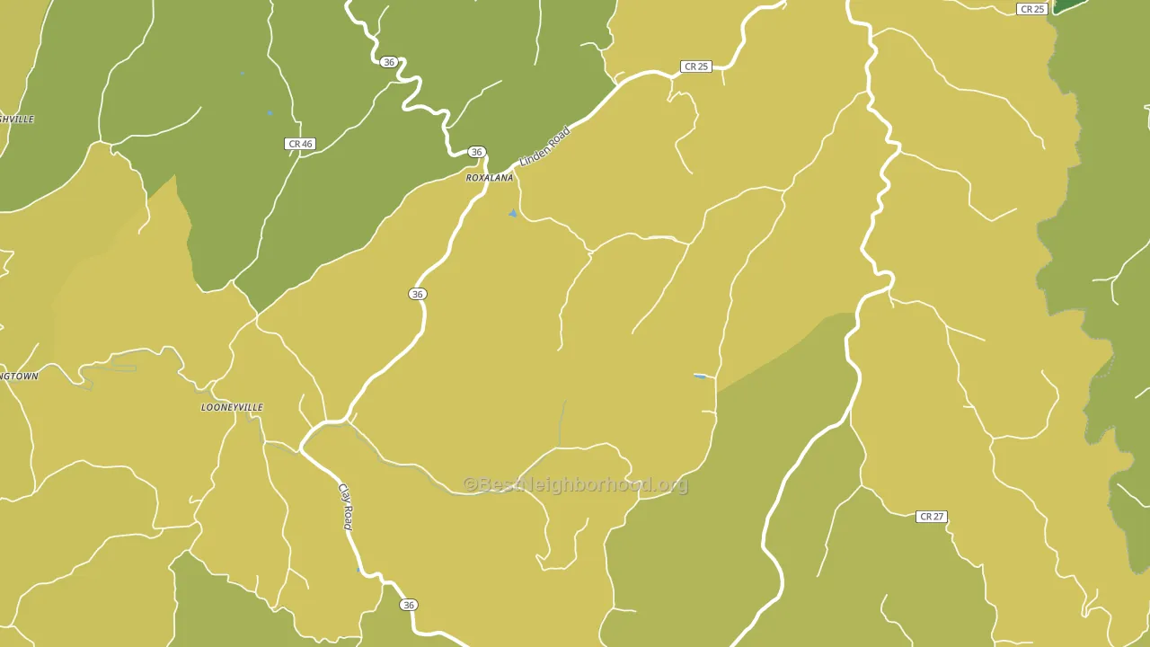 25259, WV block-group voter-turnout map