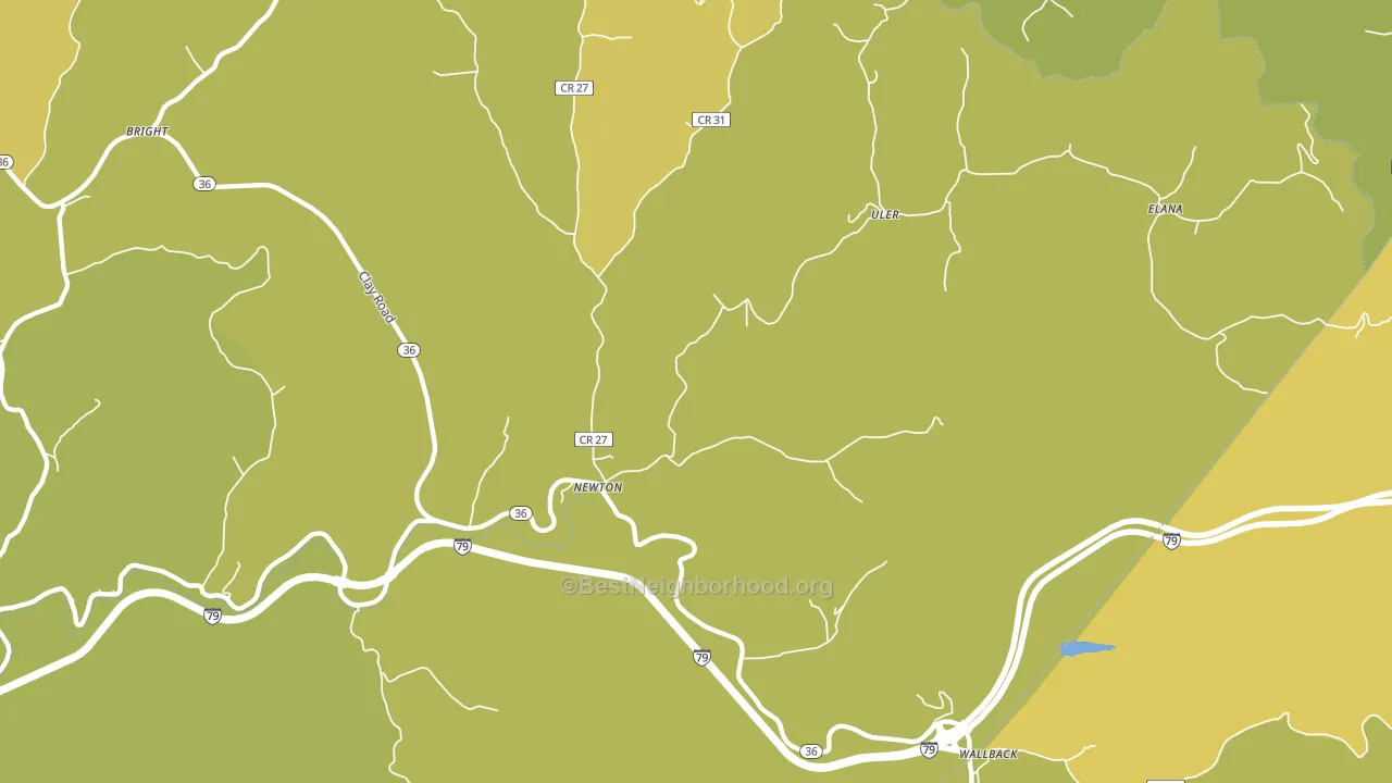 25266, WV block-group voter-turnout map