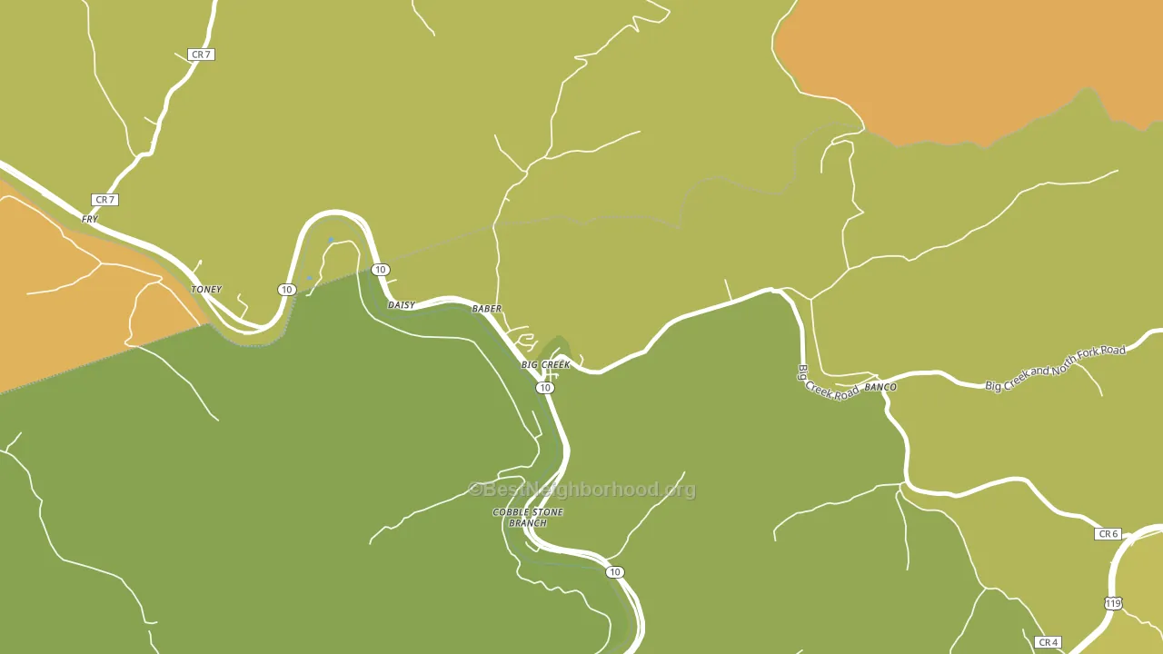 25505, WV block-group voter-turnout map