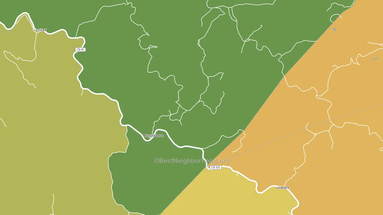 25699, WV block-group voter-turnout map