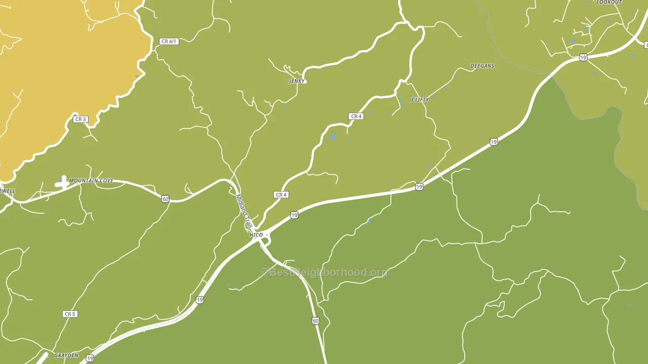 25854, WV block-group voter-turnout map