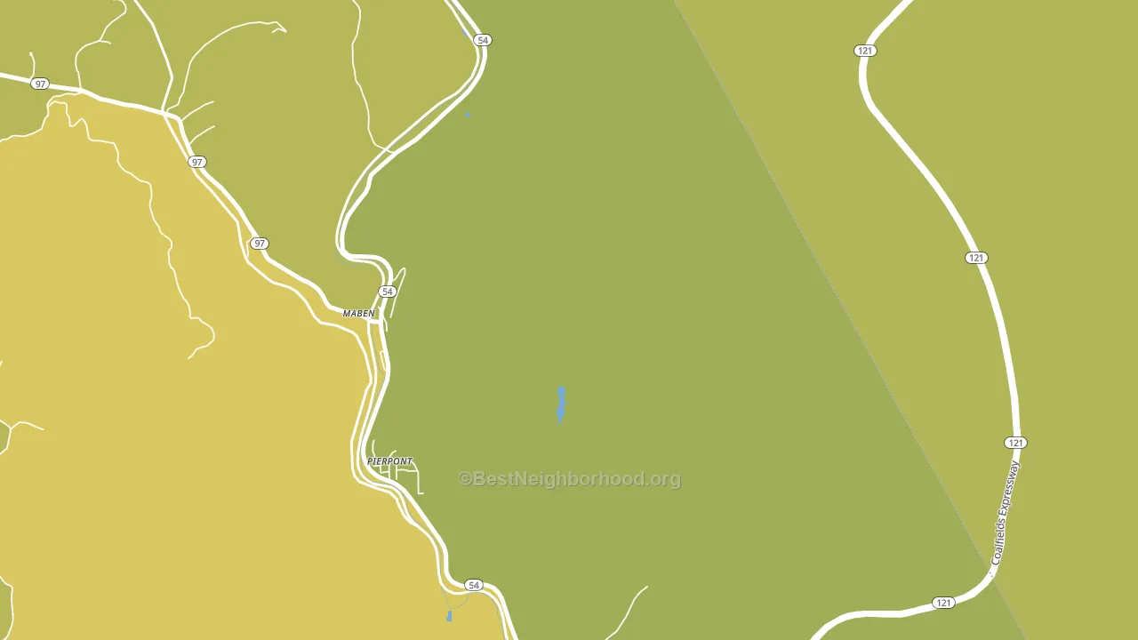 25870, WV block-group voter-turnout map