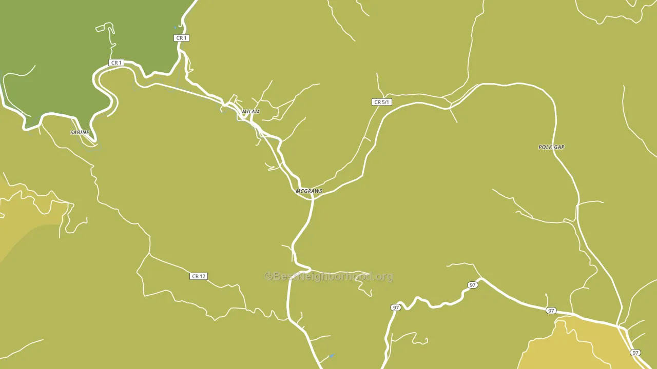 25875, WV block-group voter-turnout map