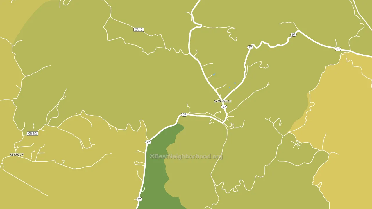 25876, WV block-group voter-turnout map