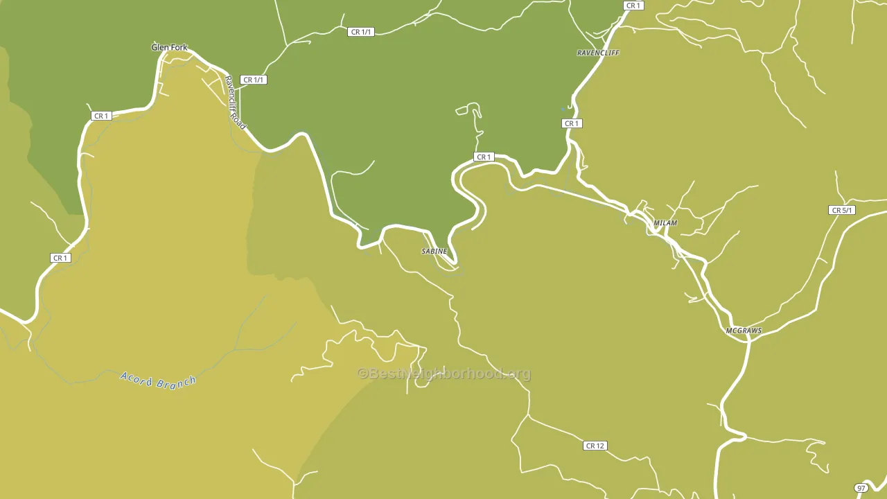 25916, WV block-group voter-turnout map