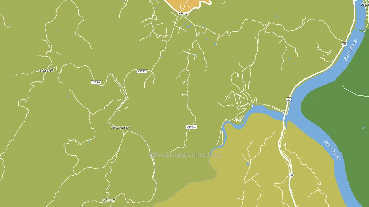 25978, WV block-group voter-turnout map