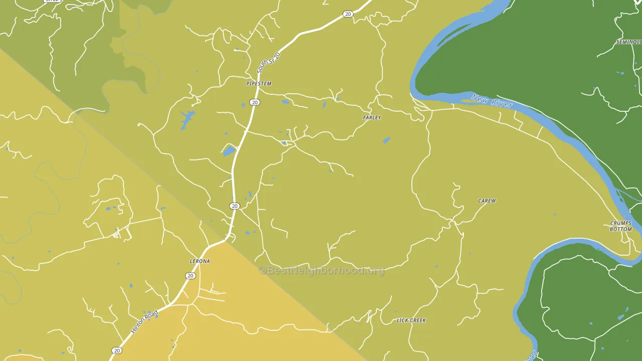 25979, WV block-group voter-turnout map