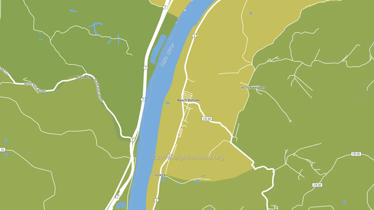 26030, WV block-group voter-turnout map