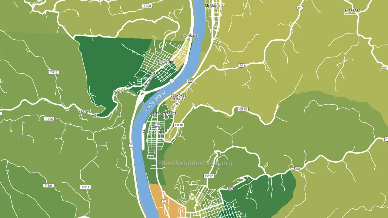 26038, WV block-group voter-turnout map