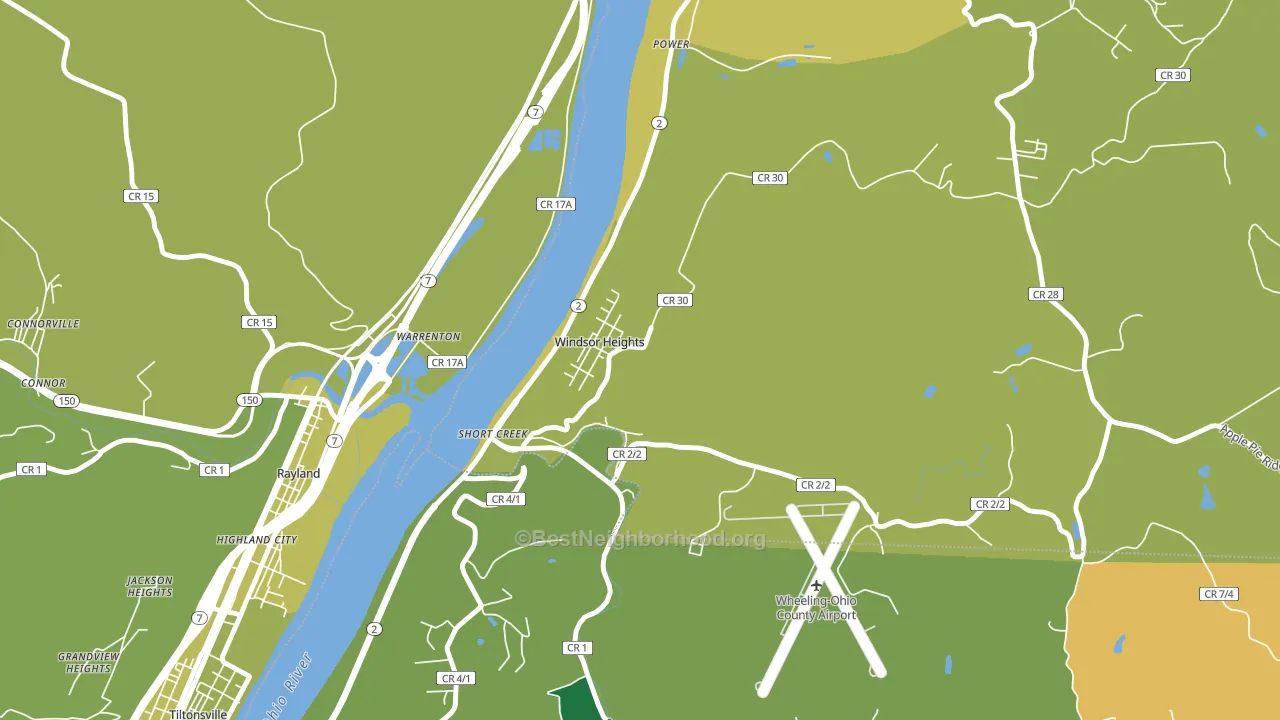 26075, WV block-group voter-turnout map