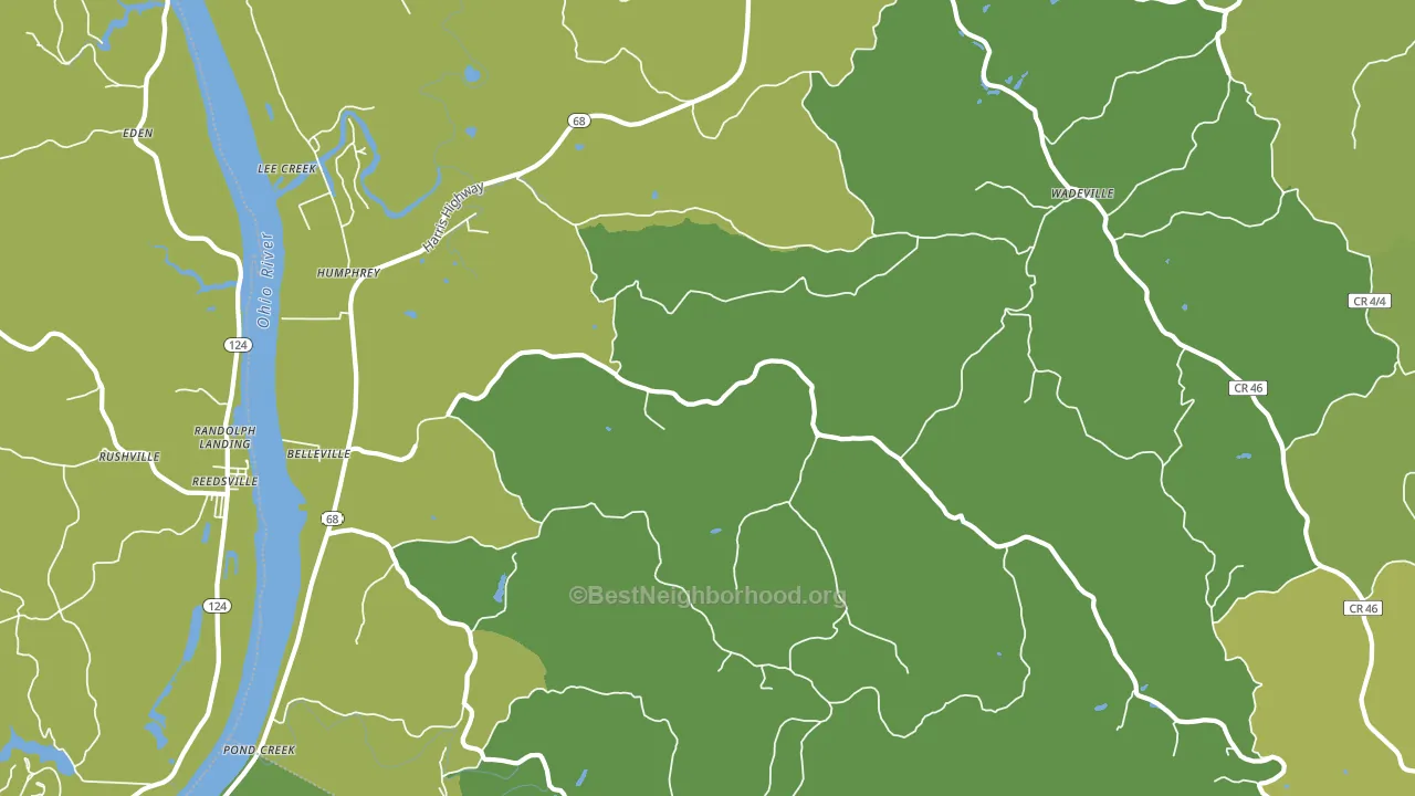 26133, WV block-group voter-turnout map
