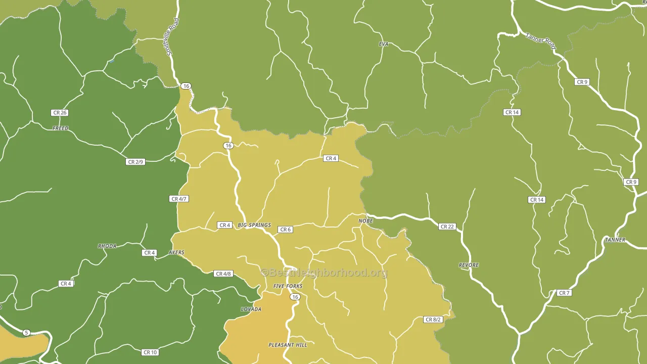 26137, WV block-group voter-turnout map