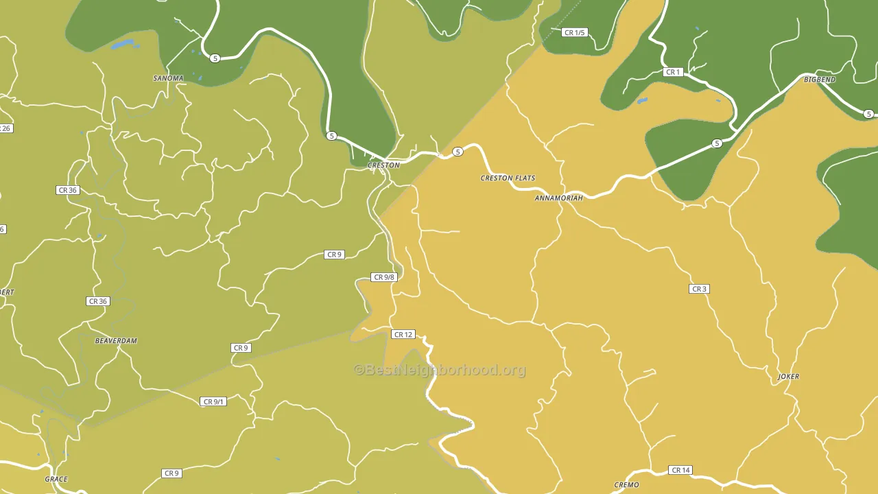 26141, WV block-group voter-turnout map