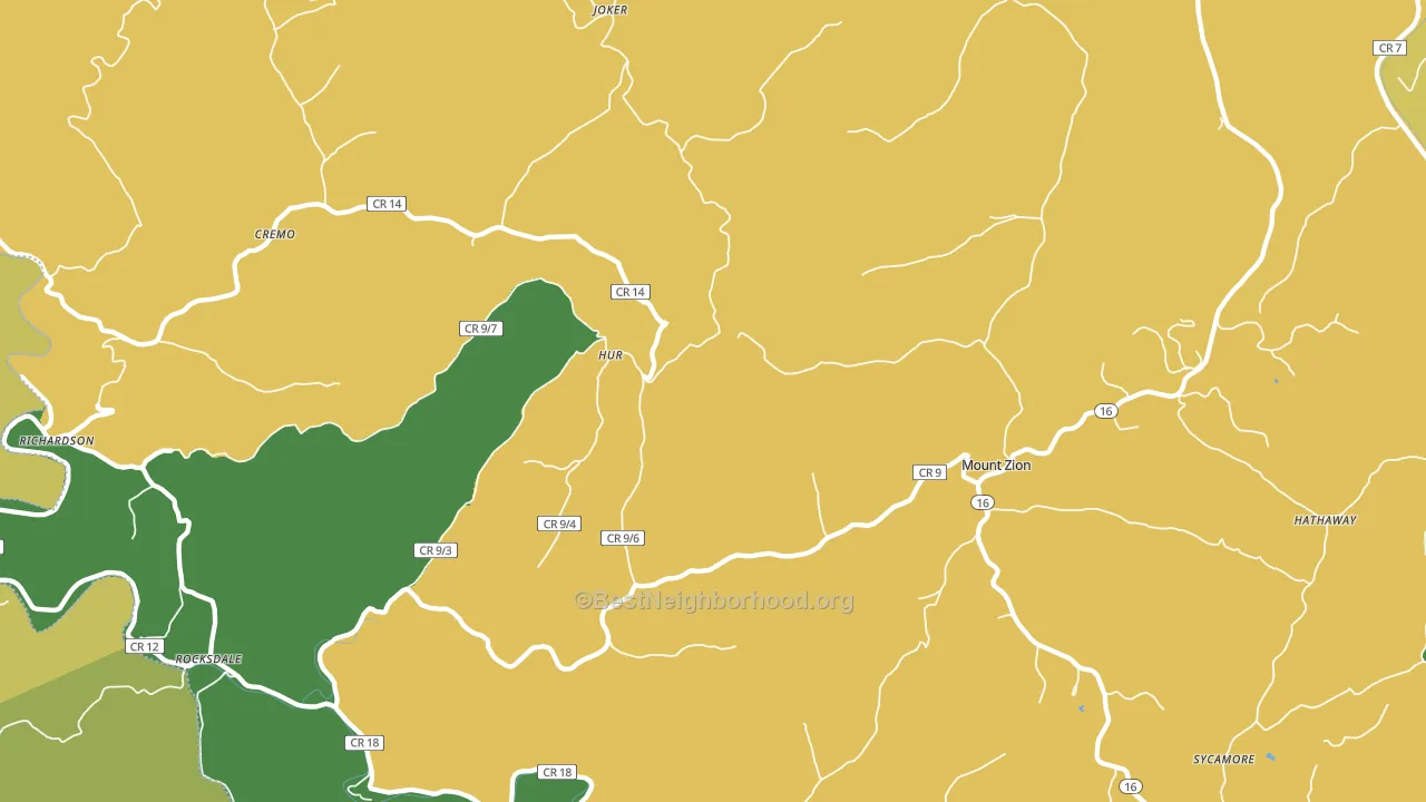 26151, WV block-group voter-turnout map