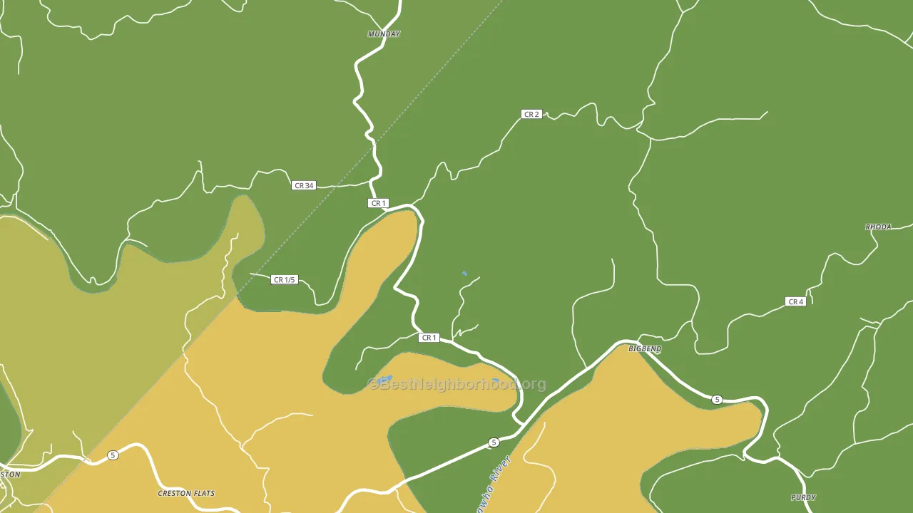 26152, WV block-group voter-turnout map