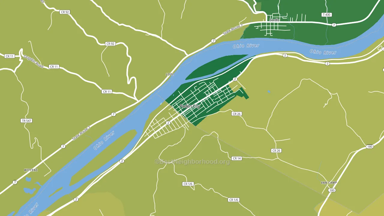 26159, WV block-group voter-turnout map