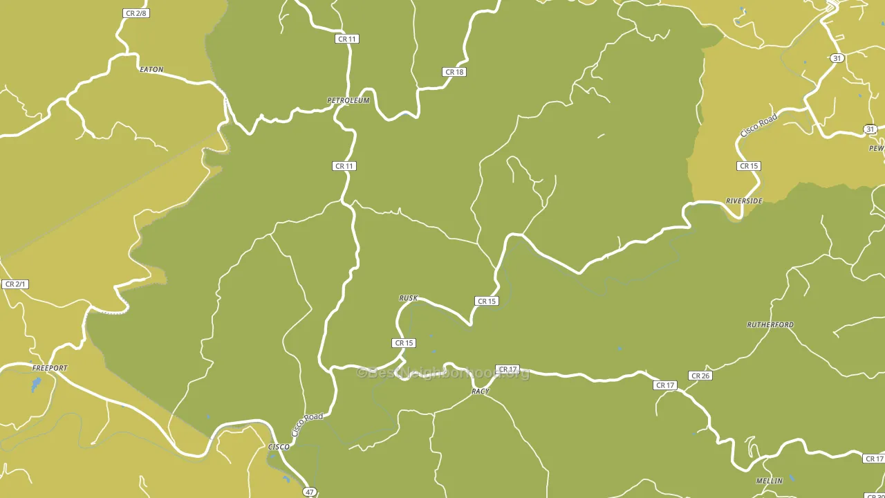 26161, WV block-group voter-turnout map