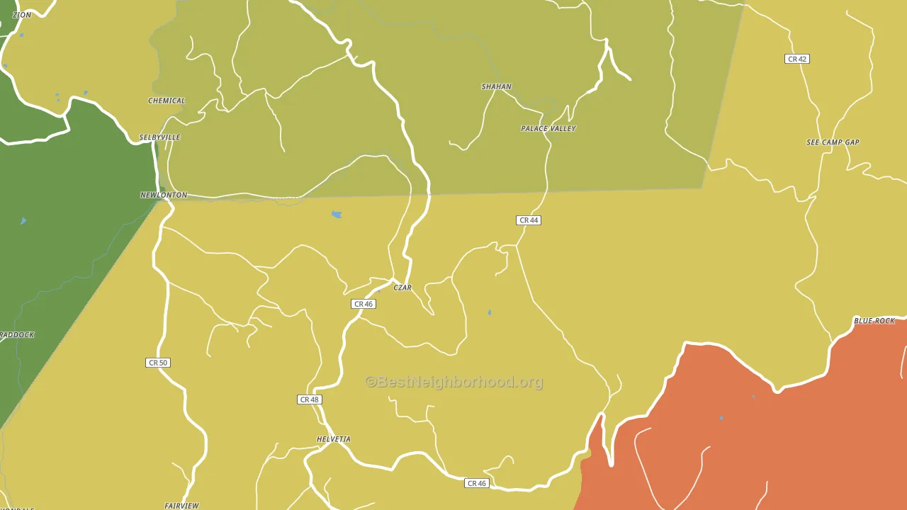 26224, WV block-group voter-turnout map