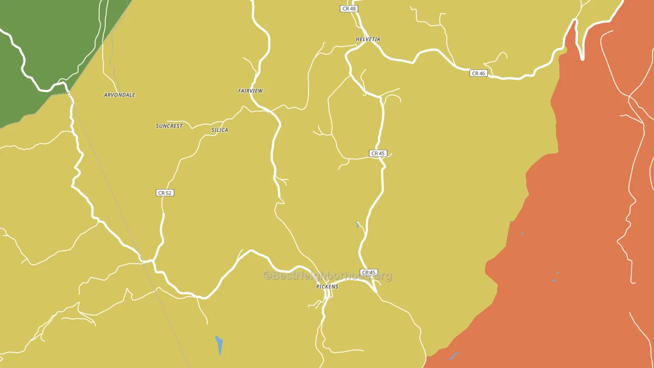 26230, WV block-group voter-turnout map
