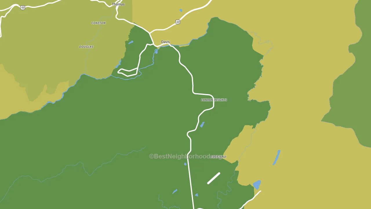 26260, WV block-group voter-turnout map