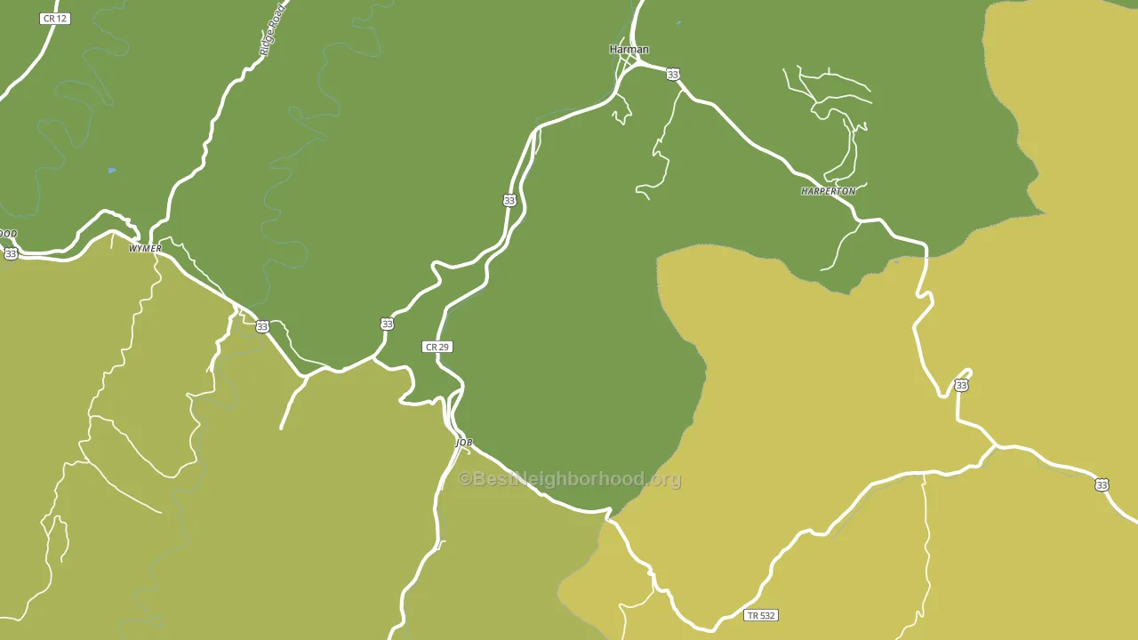 26270, WV block-group voter-turnout map
