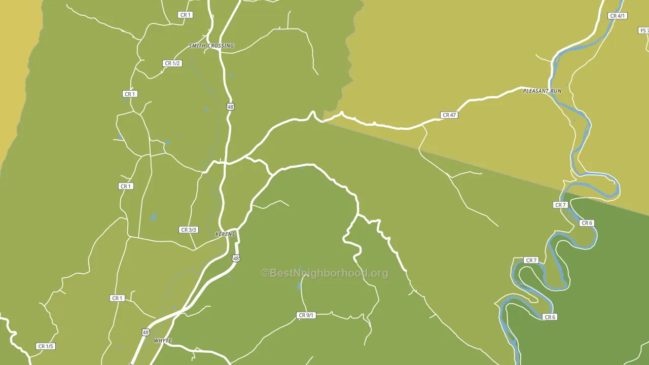 26276, WV block-group voter-turnout map