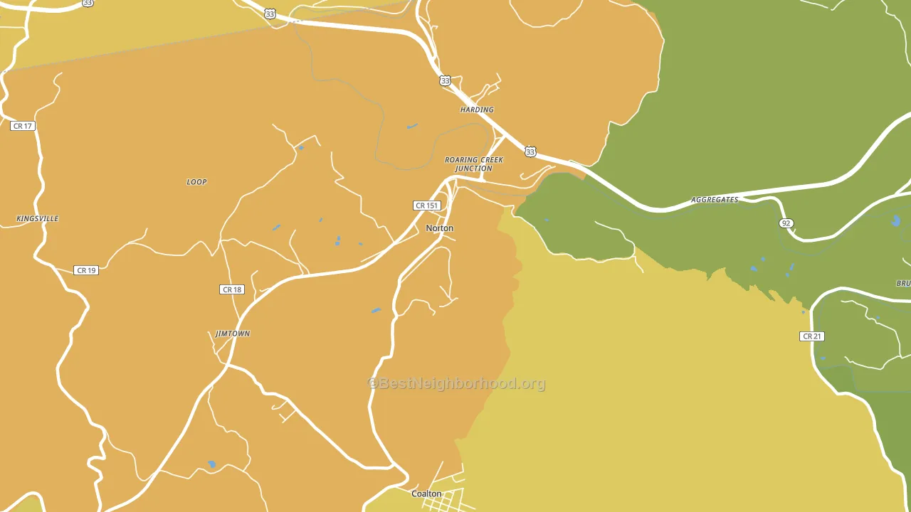26285, WV block-group voter-turnout map