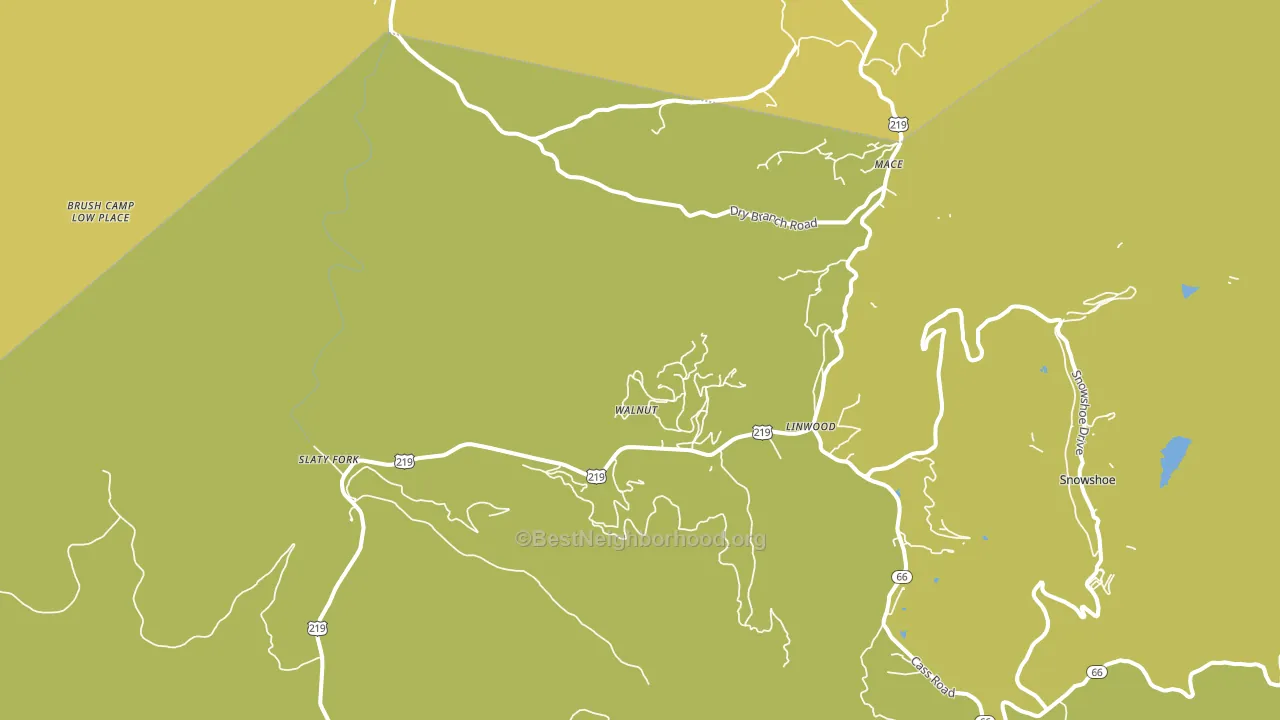 26291, WV block-group voter-turnout map