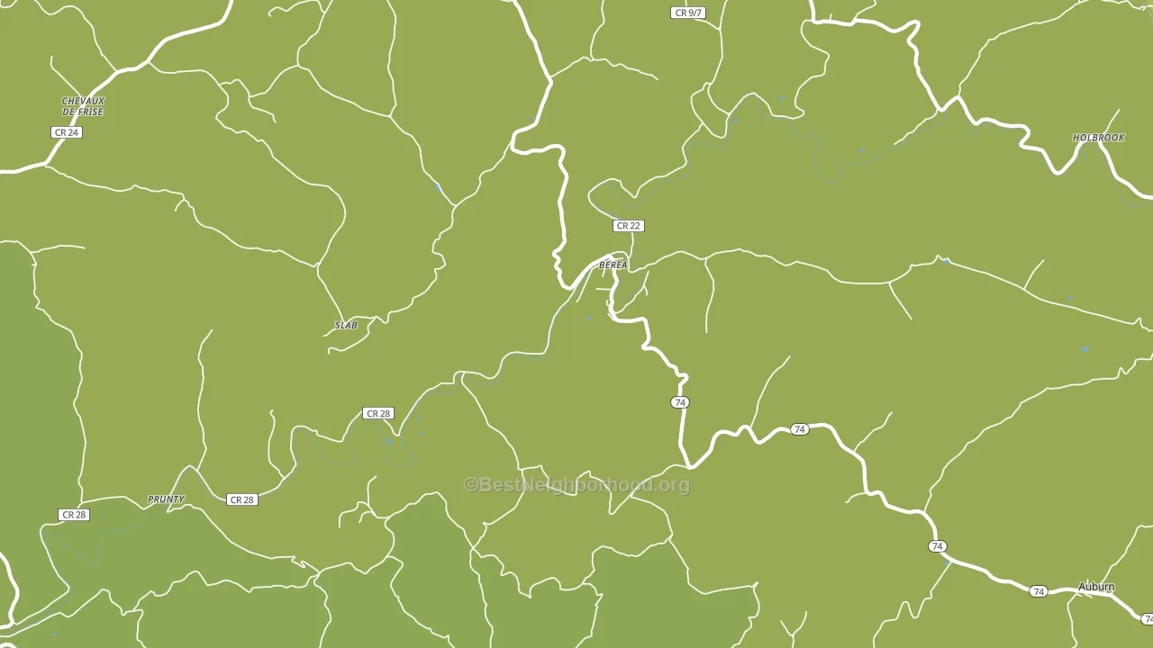 26327, WV block-group voter-turnout map
