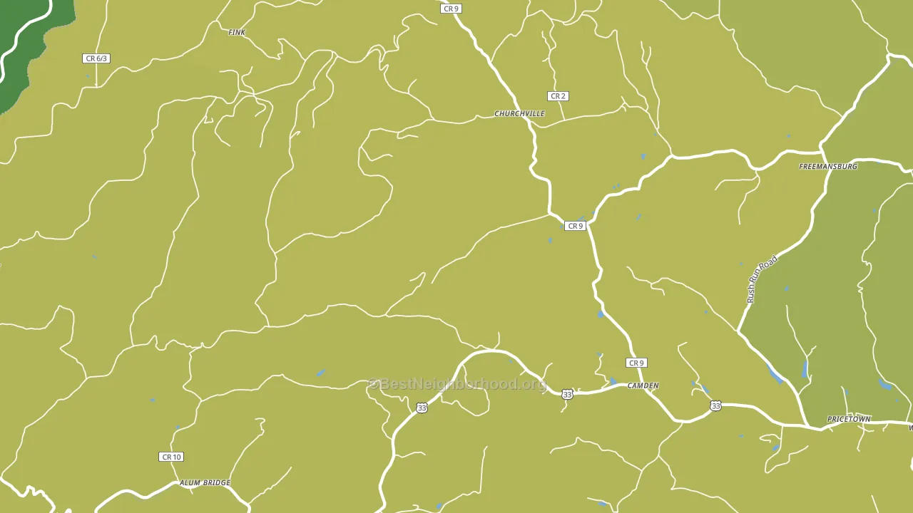 26338, WV block-group voter-turnout map