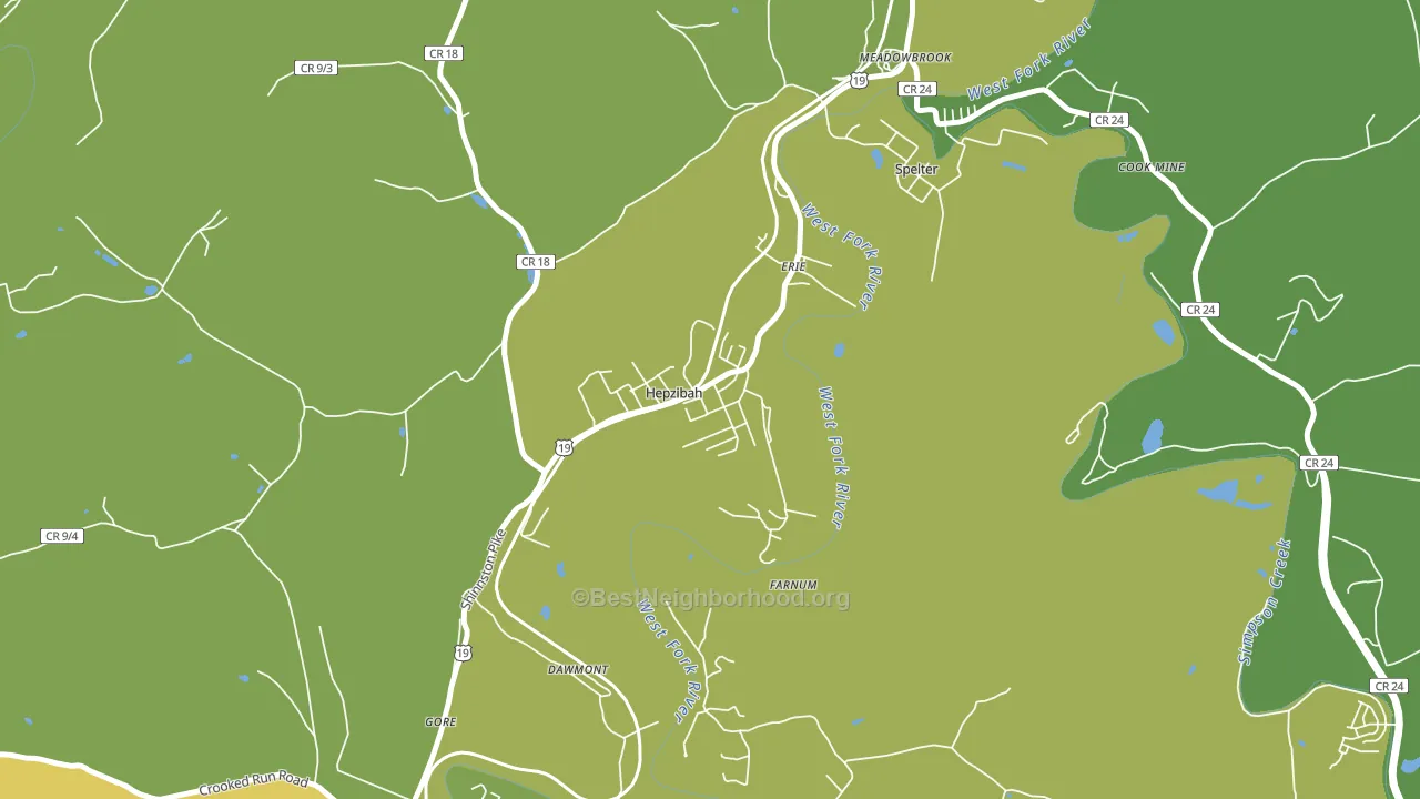 26369, WV block-group voter-turnout map