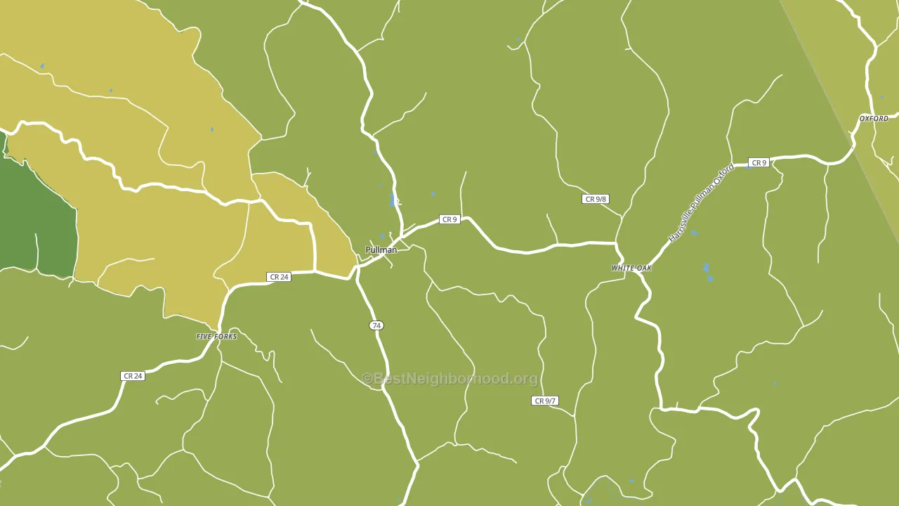 26421, WV block-group voter-turnout map