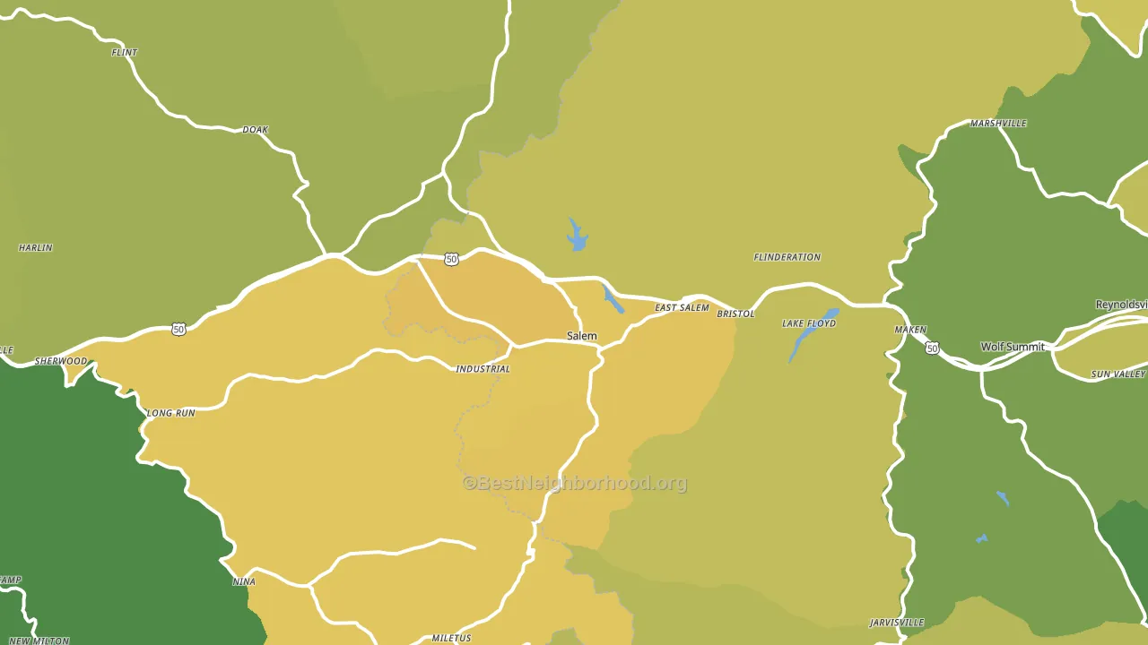 26426, WV block-group voter-turnout map