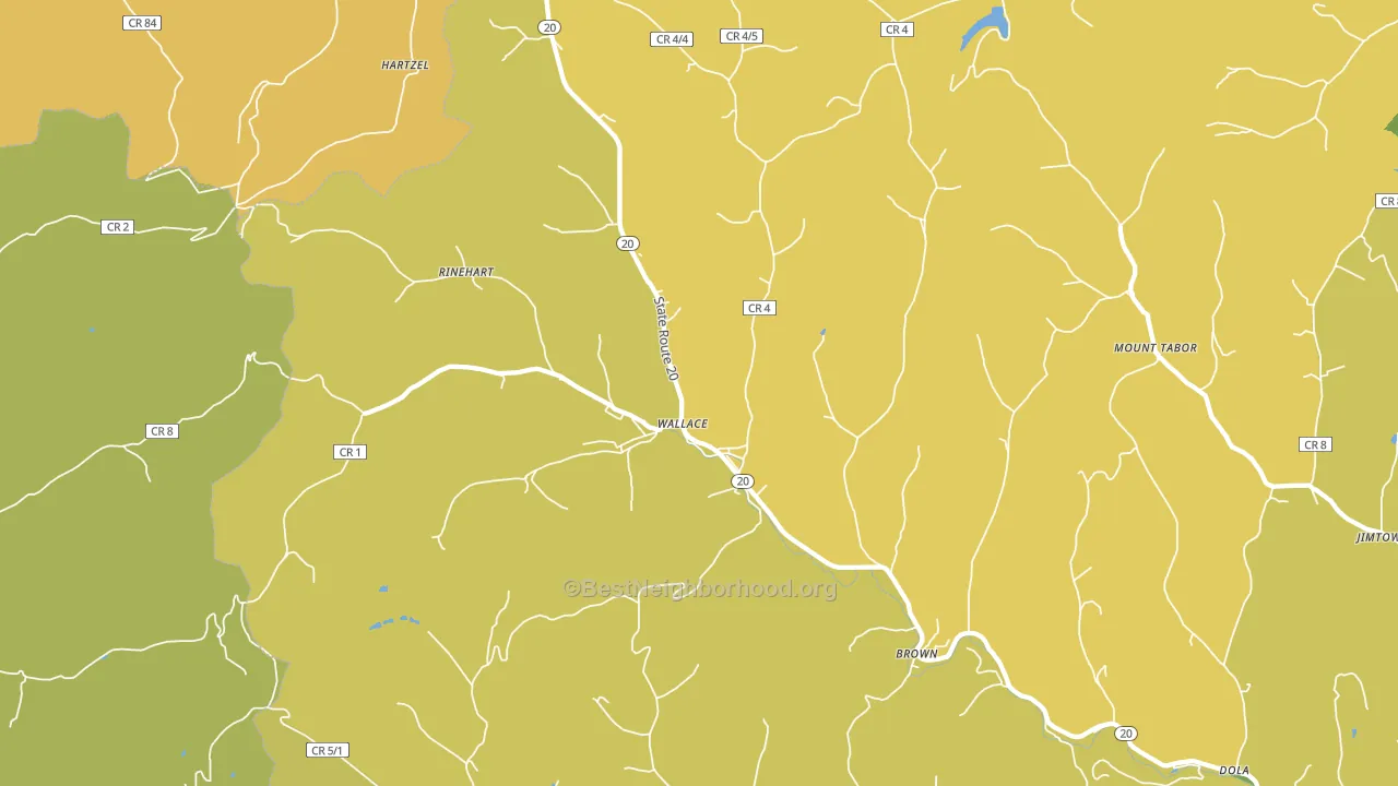 26448, WV block-group voter-turnout map
