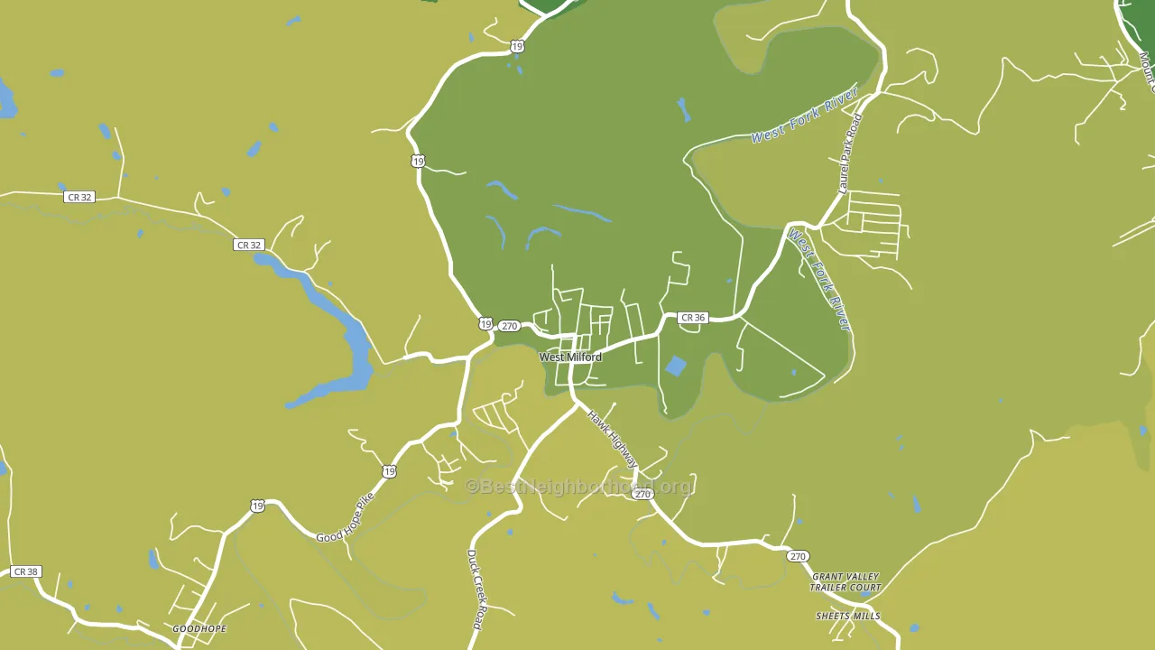 26451, WV block-group voter-turnout map