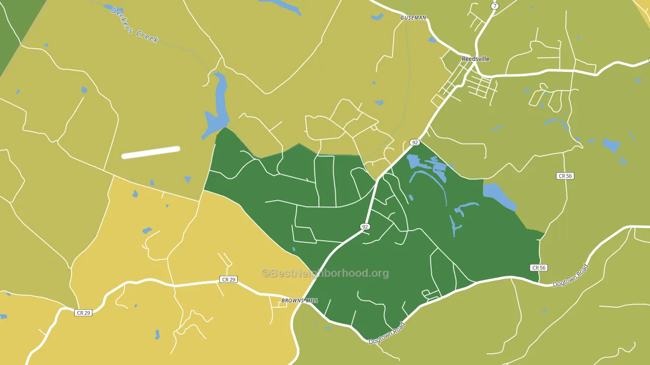 26520, WV block-group voter-turnout map